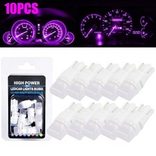 10x T10 192 168 Led Bulbs Instrument Panel Dash Interior Door Dome Lights 30000k