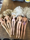 Vintage Mattel Barbie’s Lot Of 5 Nude Made In Indonesia And China blondes
