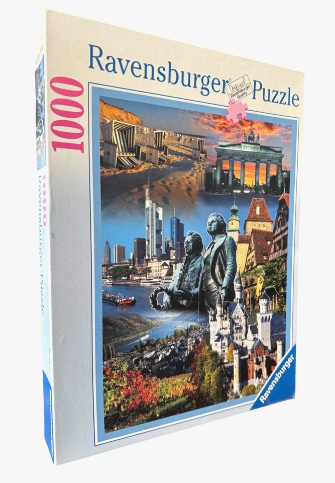 Ravensburger Around Germany 1000 Piece Puzzle 2005 – Travel Landmarks USED - Image 3 of 4