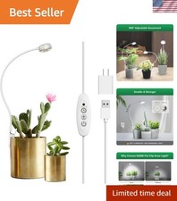 Pot Clip Grow Lights for Indoor Plants, Full Spectrum Dimmable Plant Light wi...