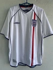 VINTAGE ENGLAND 2001 2002 2003 HOME FOOTBALL ORIGINAL SHIRT SOCCER UMBRO JERSEY