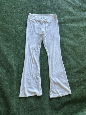 Women s John Galt Velour White Flare Pants OS