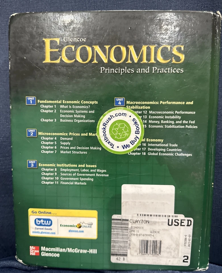 Economics Principles And Practices by Mcgraw-Hill - Image 2 of 4