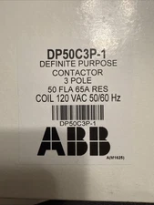 DP50C3P-1, ABB, DP CONTR, 50A,3P,120VAC