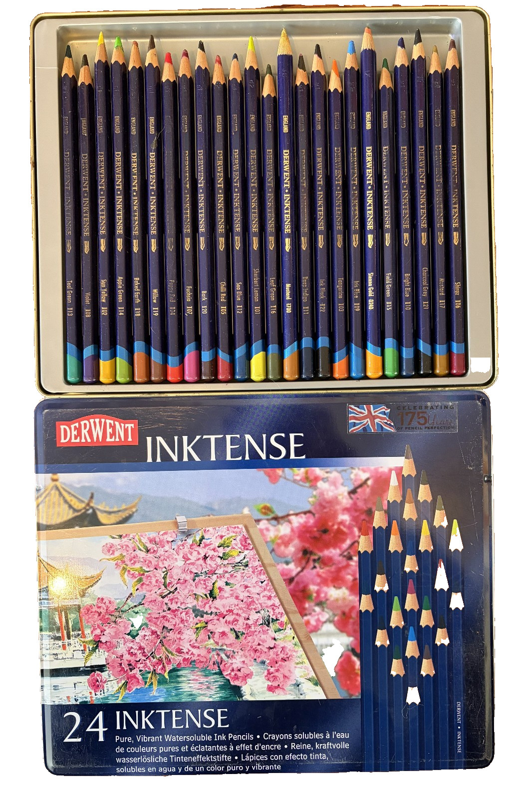 . Pure, Watersoluble Ink Pencils. Lightly Used