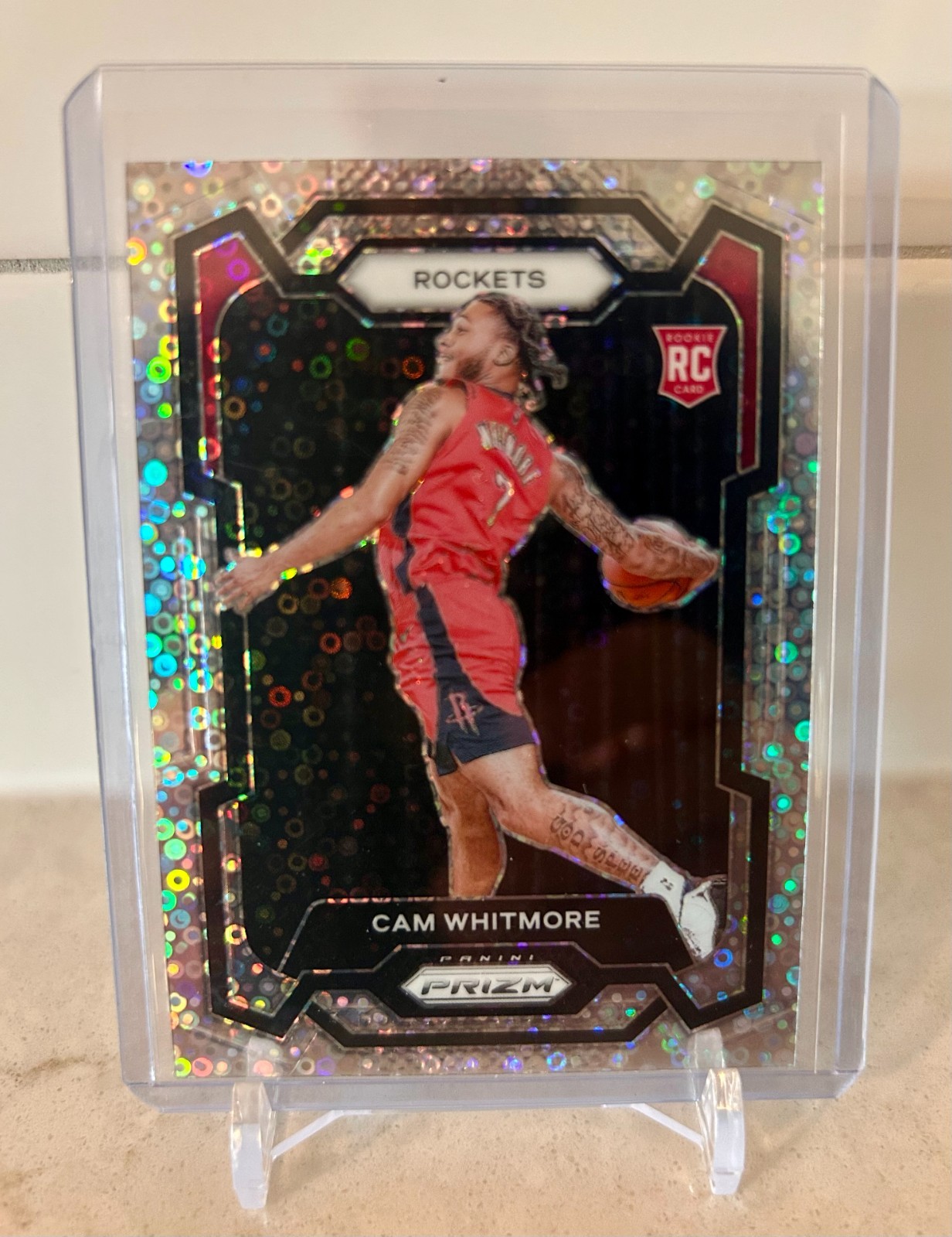 2023-24 Panini Prizm Cam Whitmore Disco Fast Break rookie #129 SICK!