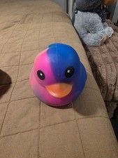 Sunny Days Jumbo Pink Tie Dye Squishy Duck Squeeze Toy Stress Relief Fidget