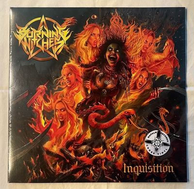 #ad #ad Burning Witches Inquisition Deluxe Edition Red Black Cross Vinyl Only 200 $97.46