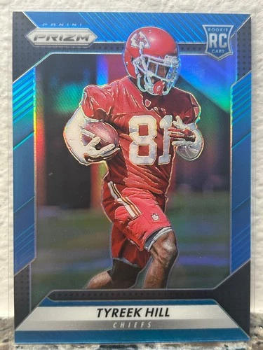 2016 Panini Prizm Tyreek Hill LIGHT BLUE PRIZM /199 ROOKIE RC #296 SSP CHIEFS