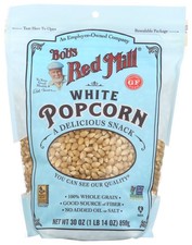 Bob'S Red Mill White Popcorn 30 Oz Whole Grain Gluten Free Snack