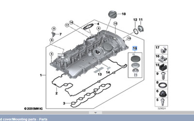 NEU BMW F20 F21 F23 F30 F32 B58 DRUCKREGELVENTIL REPARATURSATZ 11121025447
