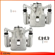 Pair Rear Disc Brake Calipers w/Bracket For 2016 - 2023 Mazda CX-5