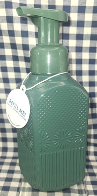ALL NEW Green Floral Foaming Soap Dispenser Bath & Body Works SHIPS FREE!