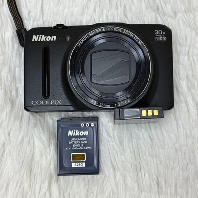 Nikon COOLPIX S9700 16.0MP Digital Camera - Black for sale online