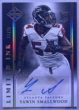 2014 Panini Limited #LI-YS Yawin Smallwood INK Autographs Gold #/25