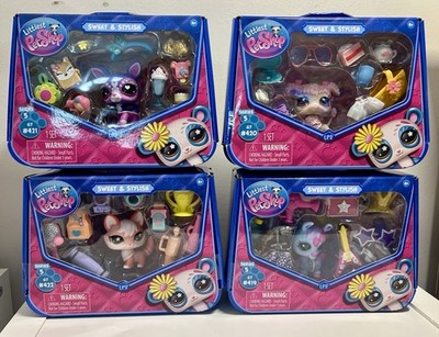 Littlest Pet Shop LPS Sweet & Stylish G7 Series 5 Trendsetters Full Set of 4 NEW