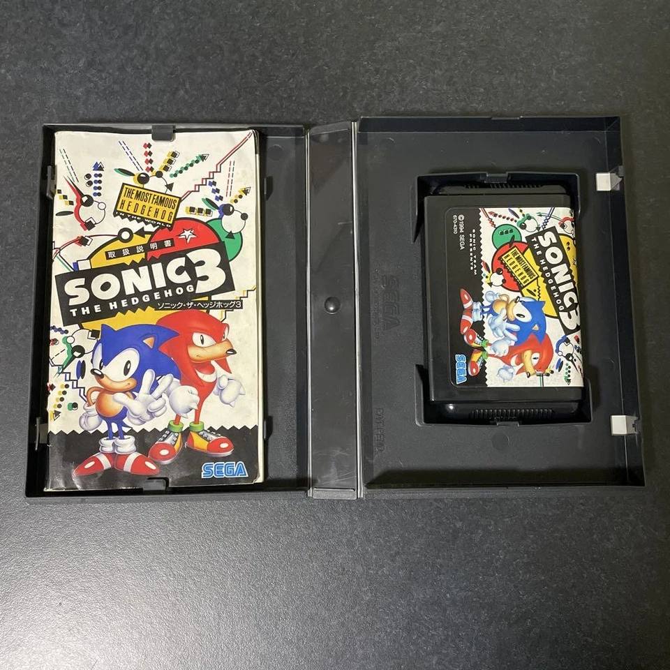 Sonic the Hedgehog 3 Mega Drive Video Game Software Japan Import - Image 4 of 4