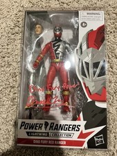 Power Rangers Lightning Collection Signed Dino Fury Red Ranger