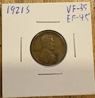 1921-S Lincoln Wheat Cent VF-EF Nice Shape