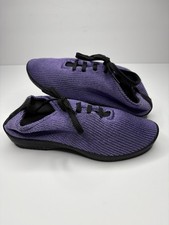 Arcopedico Purple Knit Fabric Lace Up Shocks Shoes Women  s Sz 37 EU/ 6.5M US