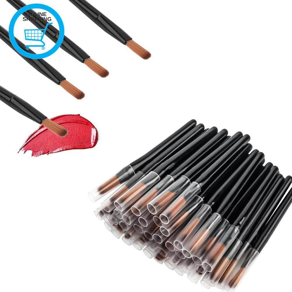 Lip Brush for Lipstick - 50Pcs Lip Brushes - Disposable Lip Brush - Multifunctio