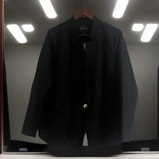 Eloquii lWomen’s Black Blazer Plus Size 20 Stretch Professional Chic Career NWT