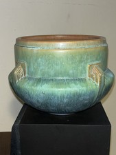 Mint 7 Tall Roseville Artcraft Jardiniere In Gorgeous Glaze Colors. Sweet!
