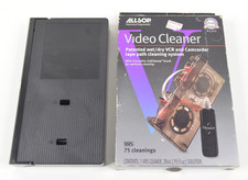 Allsop VCR VHS Video Head Cleaner Wet/Dry SoftSweep Brush Technology in Box