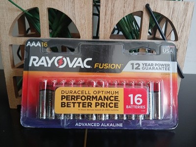 New 16pk AAA Rayovac Batteries Extra Advanced Alkaline