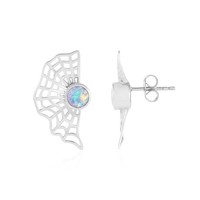 Cavill Welo Opal Ohrringe Damen 925 Sterling Silber Rhodiniert 0,54Ct