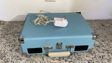 Crosley Cruiser Portable Record Player Turntable Light Blue Suitcase Retro Vinyl