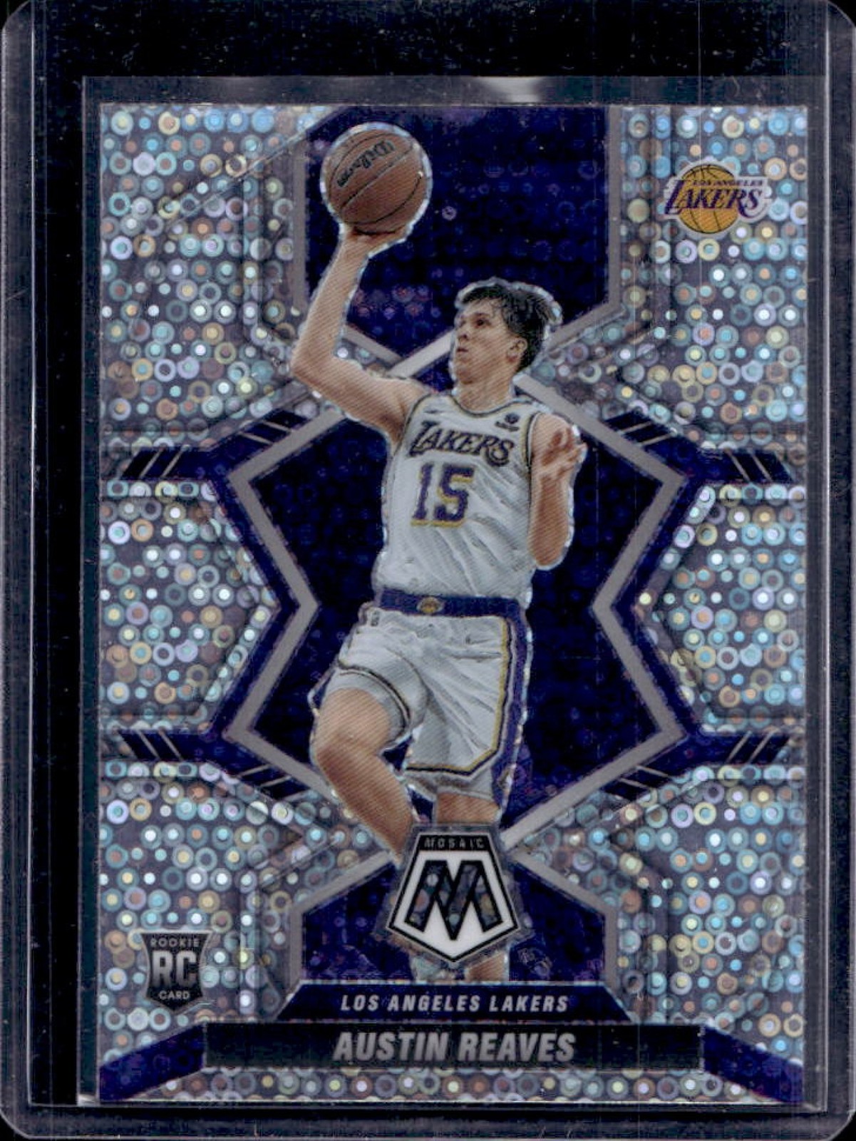 2021-22 Mosaic Austin Reaves RC Fast Break Silver #241 Lakers
