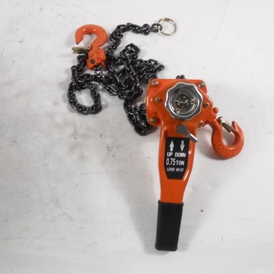 Lever Block 5' Manual Lever Chain Hoist 0.75 Ton