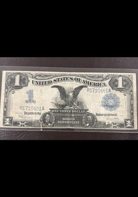 1899 $1 Silver Certificate ''Black Eagle'' Speelman White Large Size Note Fr. 236