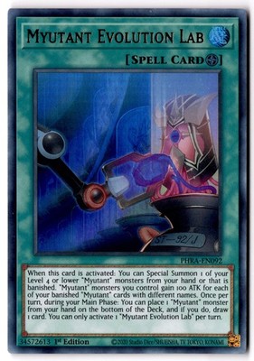 Myutant Evolution Lab Ultra Rare Phantom Rage PHRA-EN092 NM