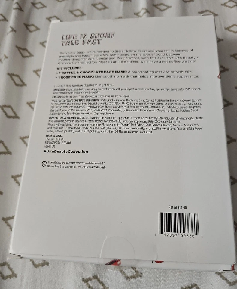 Dúo de mascarilla facial Ulta Beauty Gilmore para niñas Foto 2 de 2