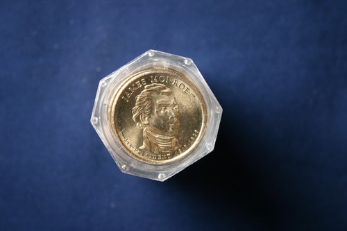 2008-D PRESIDENTIAL DOLLARS JAMES MONROE ROLL OF 20 COINS BU PCGS 1ST DAY - Picture 3 of 4