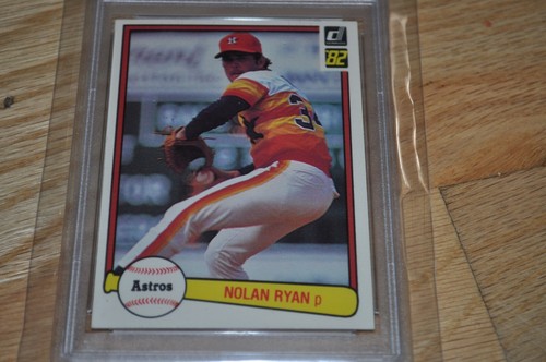 1982 DONRUSS baseball NOLAN RYAN #419 graded PSA 7 NM ASTROS HOF - Picture 2 of 4