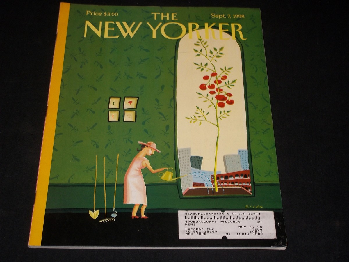 1998 SEPTEMBER 7 THE NEW YORKER MAGAZINE - NICE ILLUSTRATED COVER