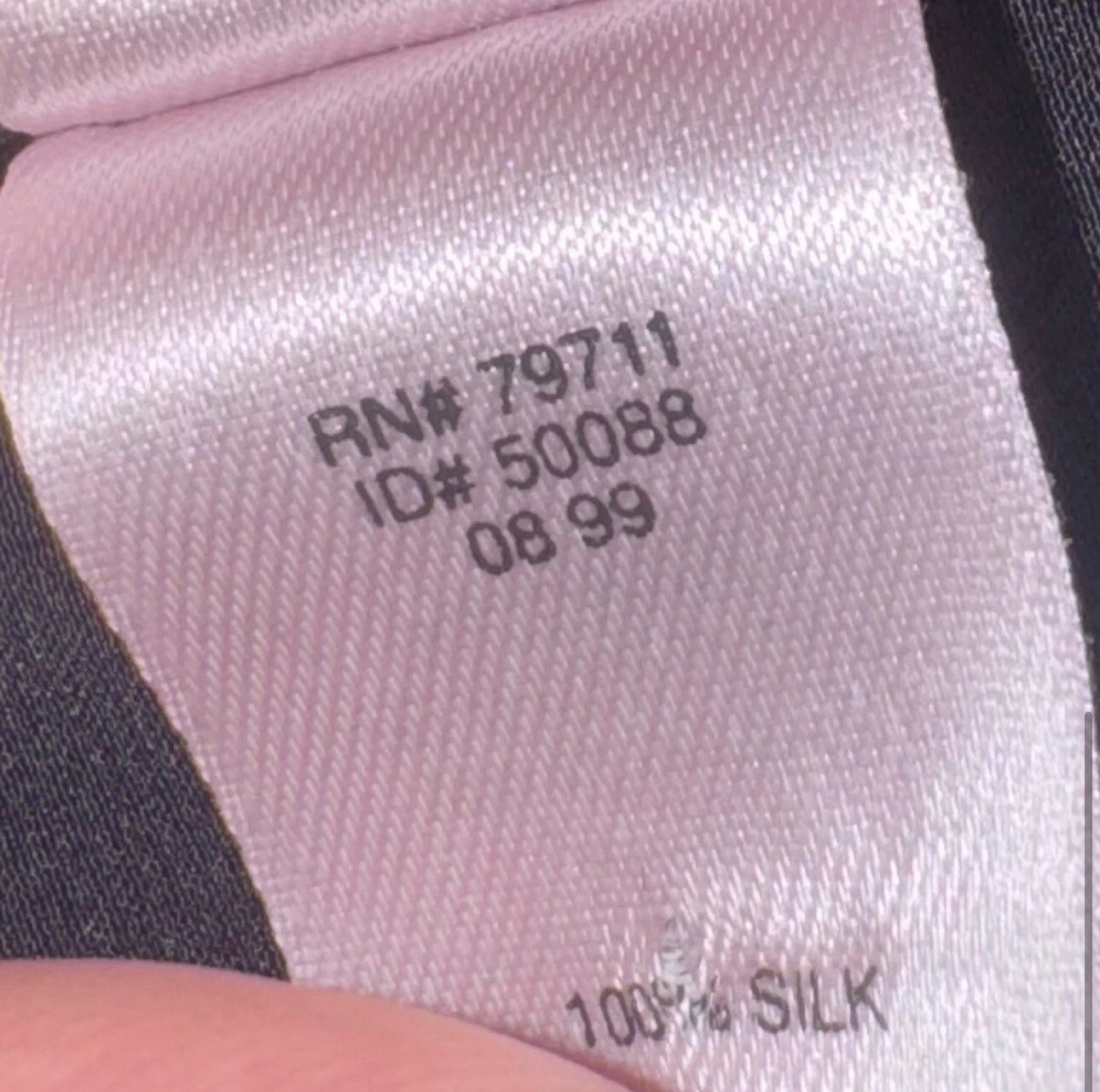 UNDERCOVER Abito slip nero Victoria’s Secret 1999 nuovo senza etichette vintage Medium