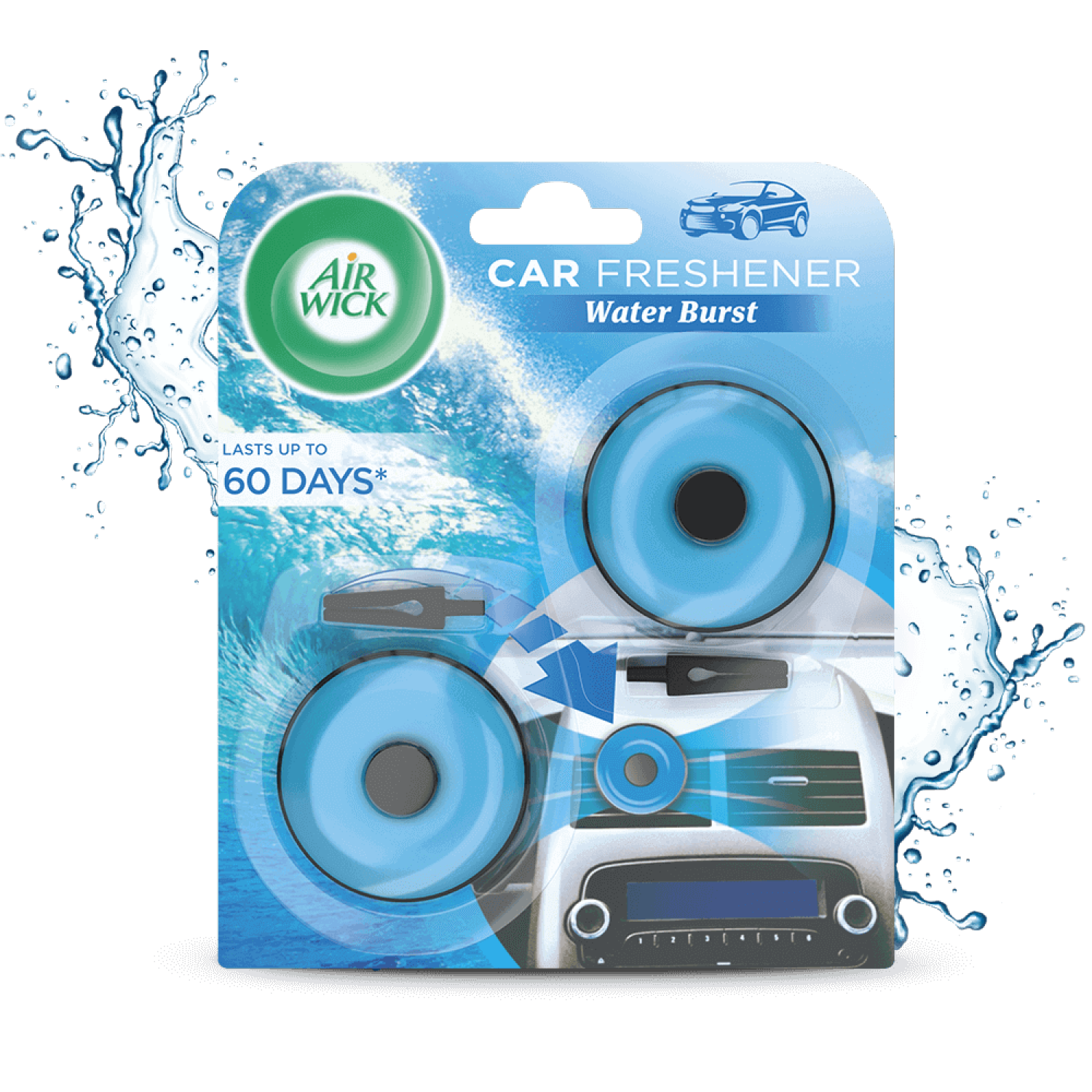 AirWick Car Air Freshener Vent Clip 2 x 8g eBay