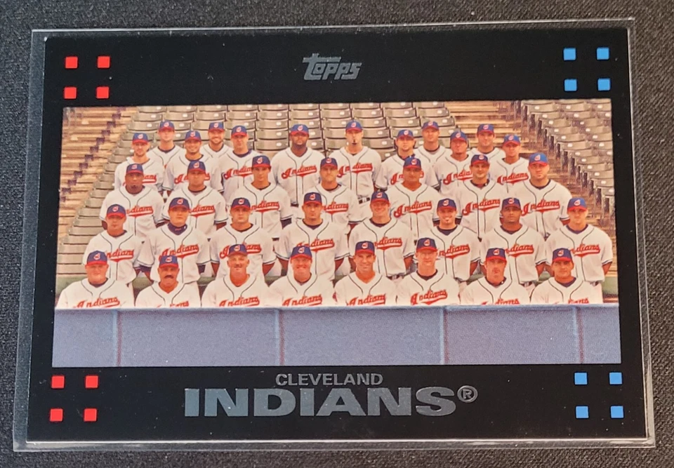 Todos os cartões Topps CLE Indians 2007 - Lote de 24 cartões Indians Team - Imagem 4 de 4
