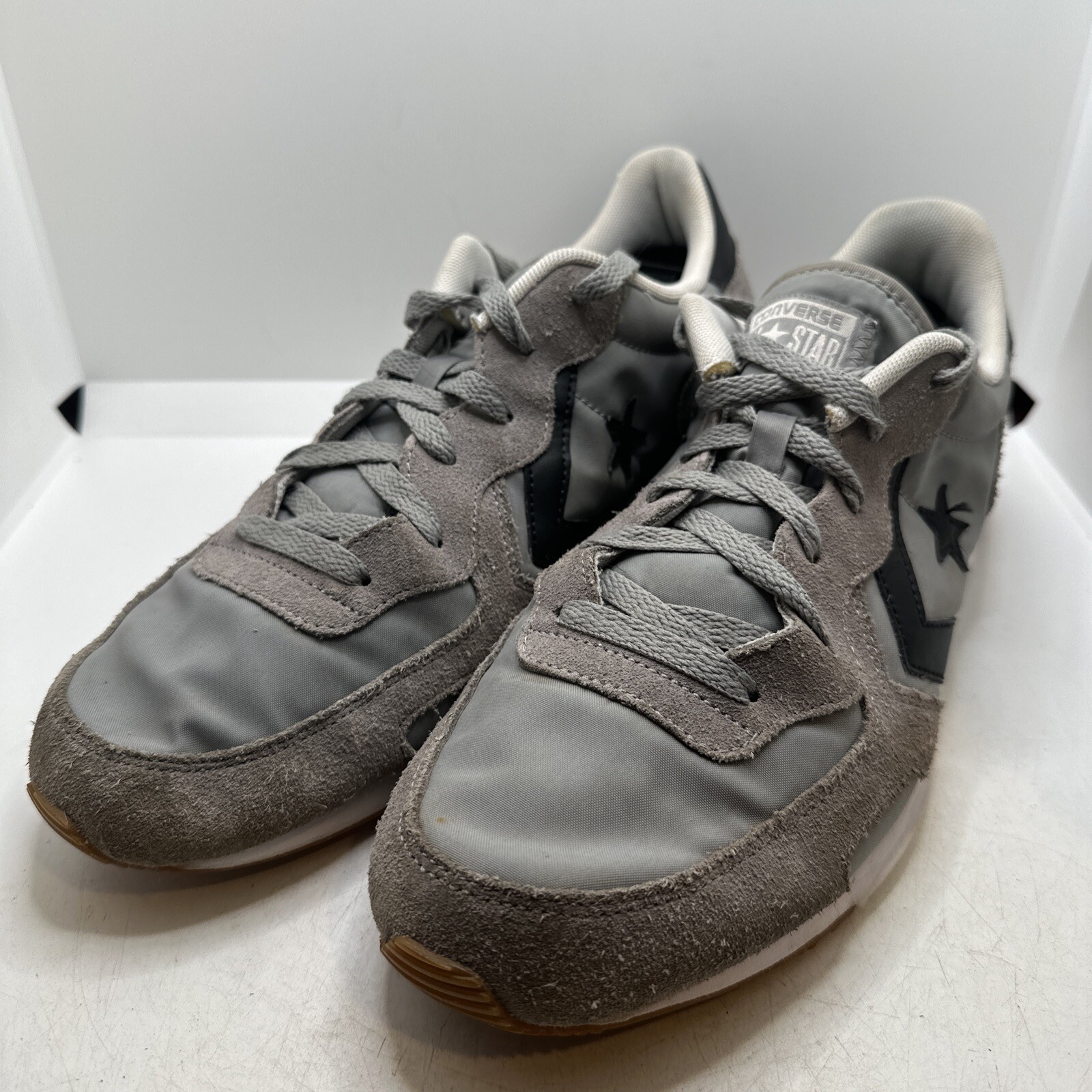 Converse All Star 84 Thunderbolt Gray Black Sneakers Mens 12 Womens 13.5-image