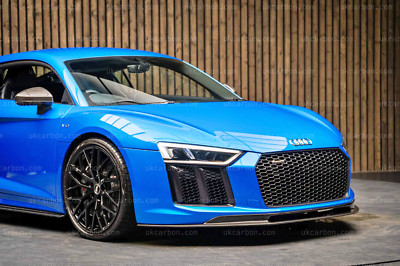Audi R8 V8 V10 Plus Kohlefaser Frontsplitter Vorsteiner Style von UKCarbon 