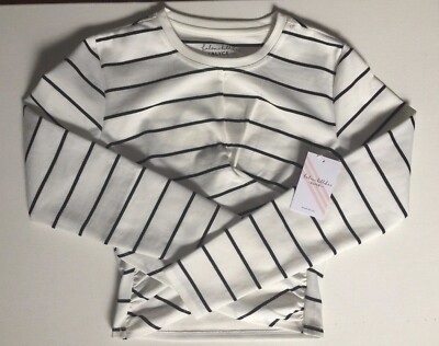 Alyce Paris Kalani Hilliker Black and White Striped Top Prom Dress Juniors  SZ M | eBay