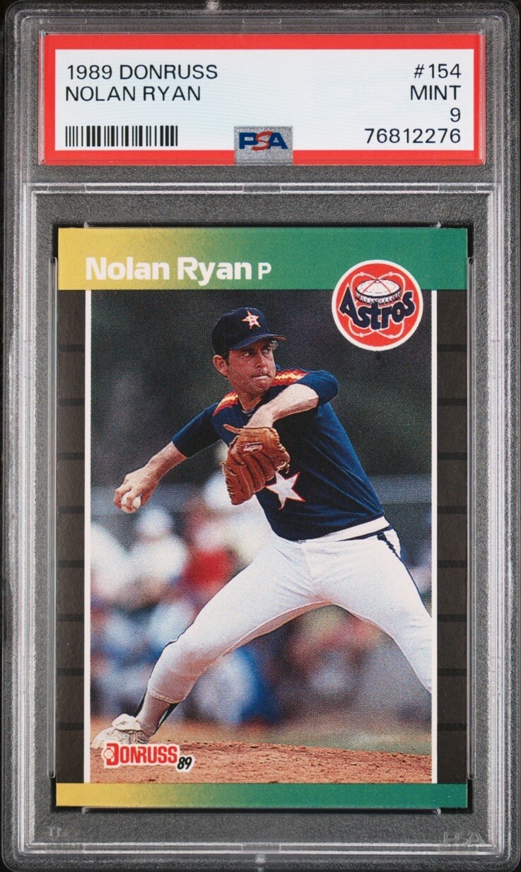 1989 Donruss Nolan Ryan #154 PSA 9 Mint HOF Houston Astros