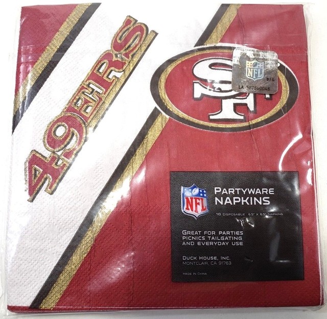 NFL San Francisco 49ers 48pcs Napkins Partyware Party Supplies eBay