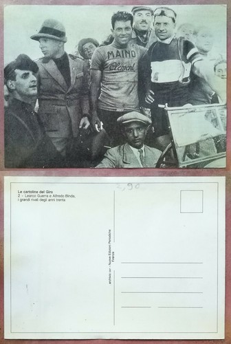 LE CARTOLINE DEL GIRO 2 - LEARCO GUERRA E ALFREDO BINDA, RIVALI ANNI '30