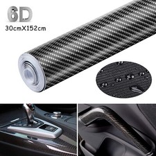 Accesorios de coche 6D fibra de carbono vinilo película interior coche envoltura pegatinas para Nissan