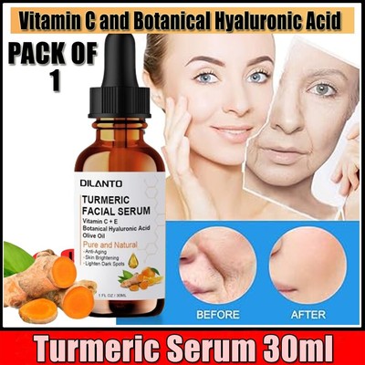 Turmeric Hyaluronic Acid Solution Lightweight Serum - 30ml New in Box!